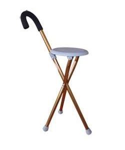 Baston Con Asiento Integrado Bronce